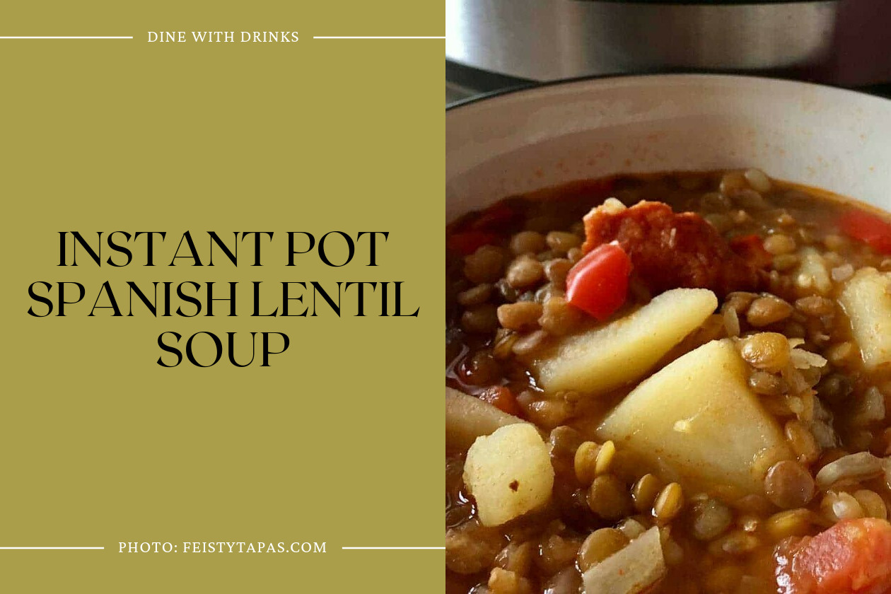 Instant Pot Spanish Lentil Soup