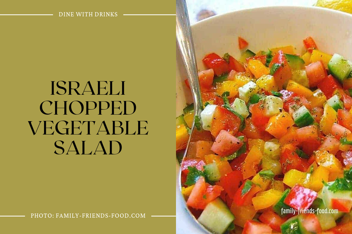 Israeli Chopped Vegetable Salad