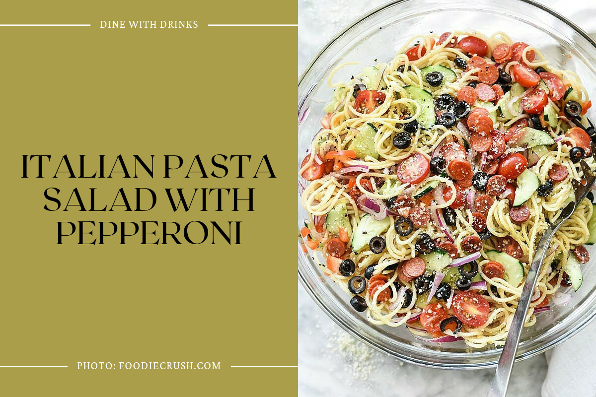 Italian Pasta Salad With Pepperoni