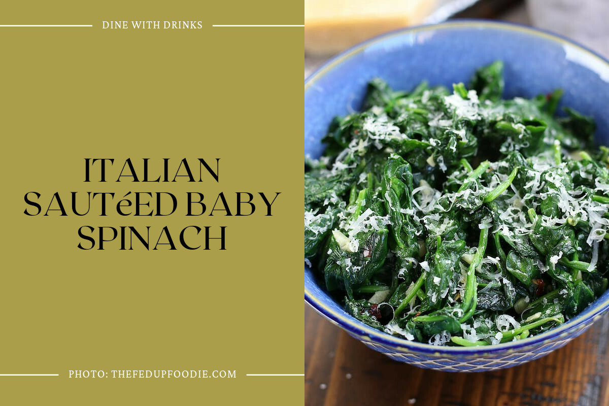Italian Sautéed Baby Spinach
