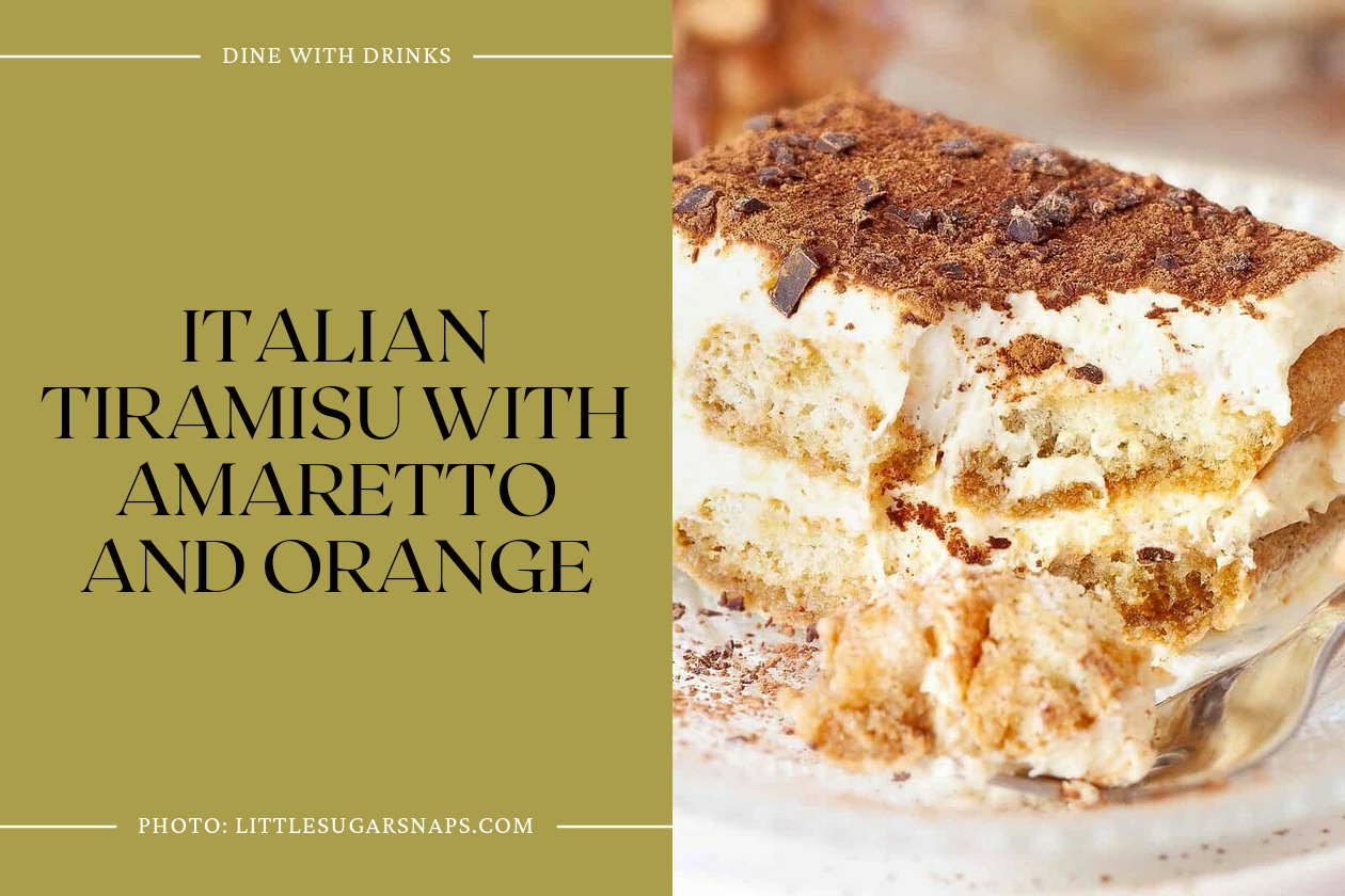 Italian Tiramisu With Amaretto And Orange