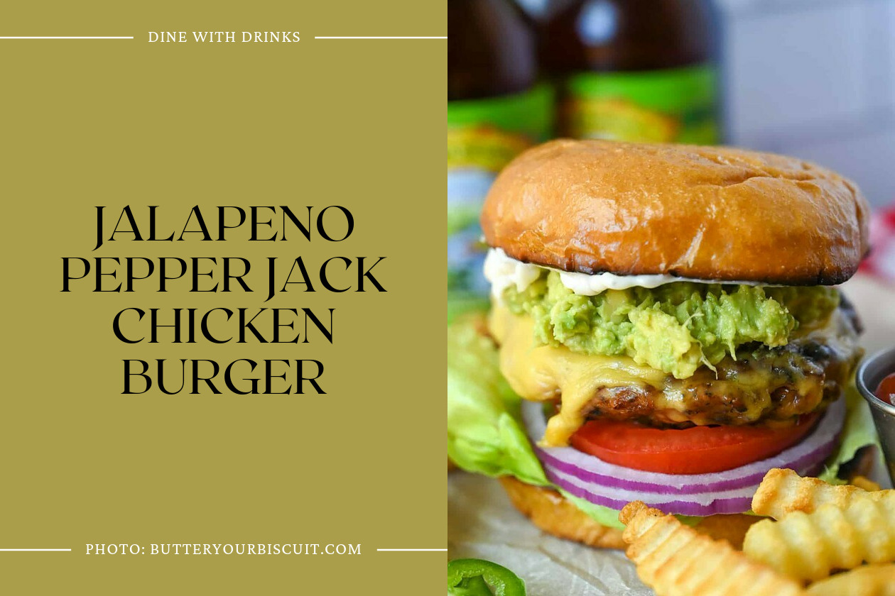 Jalapeno Pepper Jack Chicken Burger