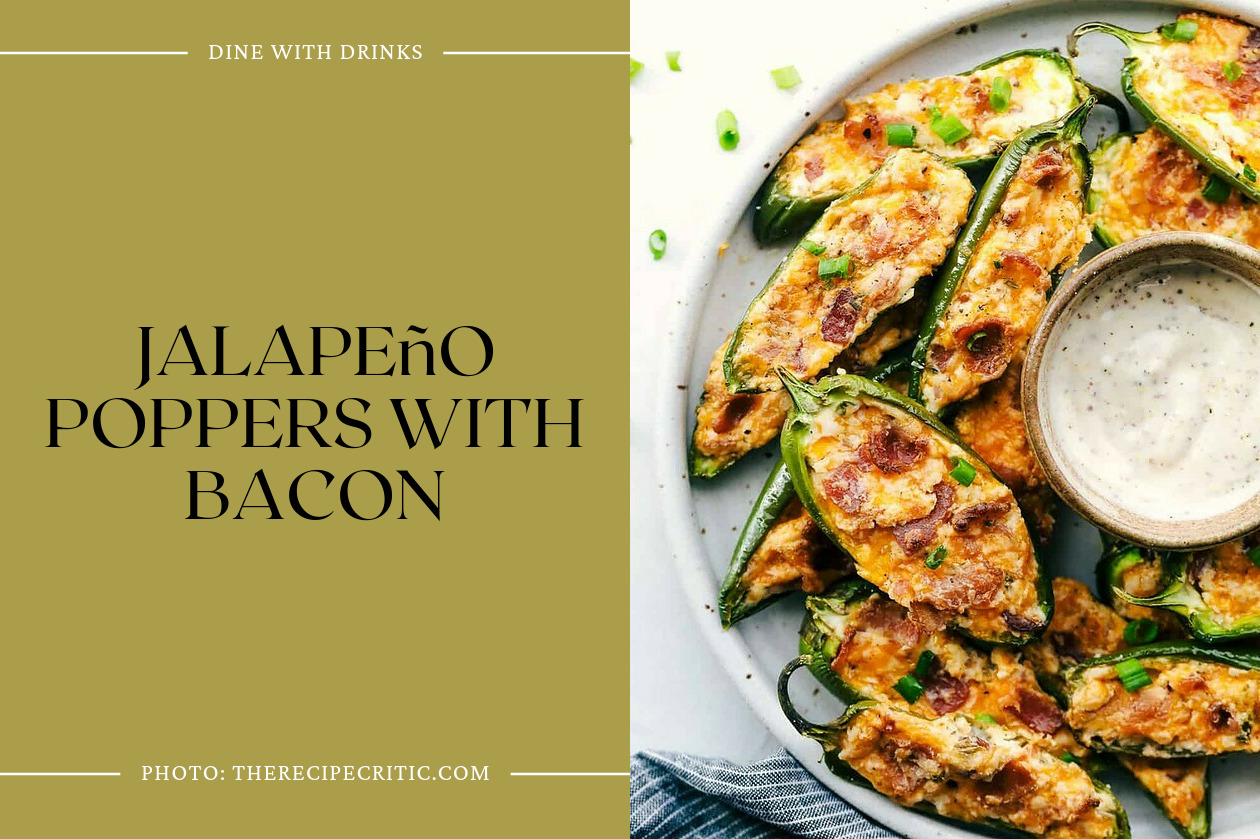 Jalapeño Poppers With Bacon