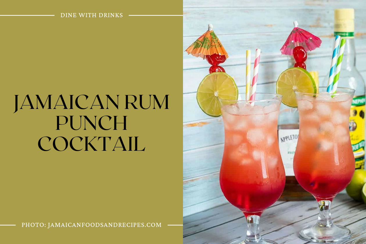 Jamaican Rum Punch Cocktail