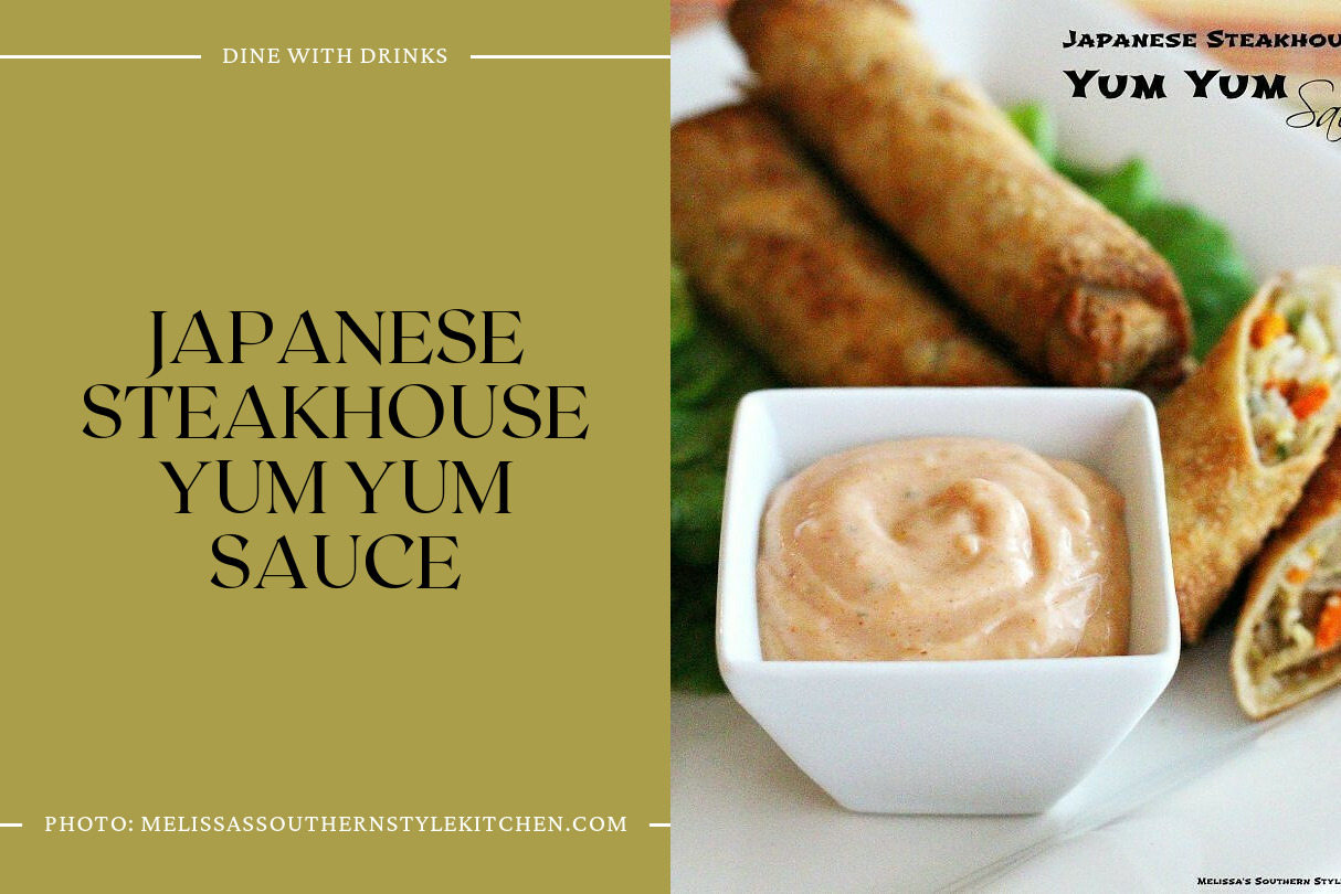 Japanese Steakhouse Yum Yum Sauce