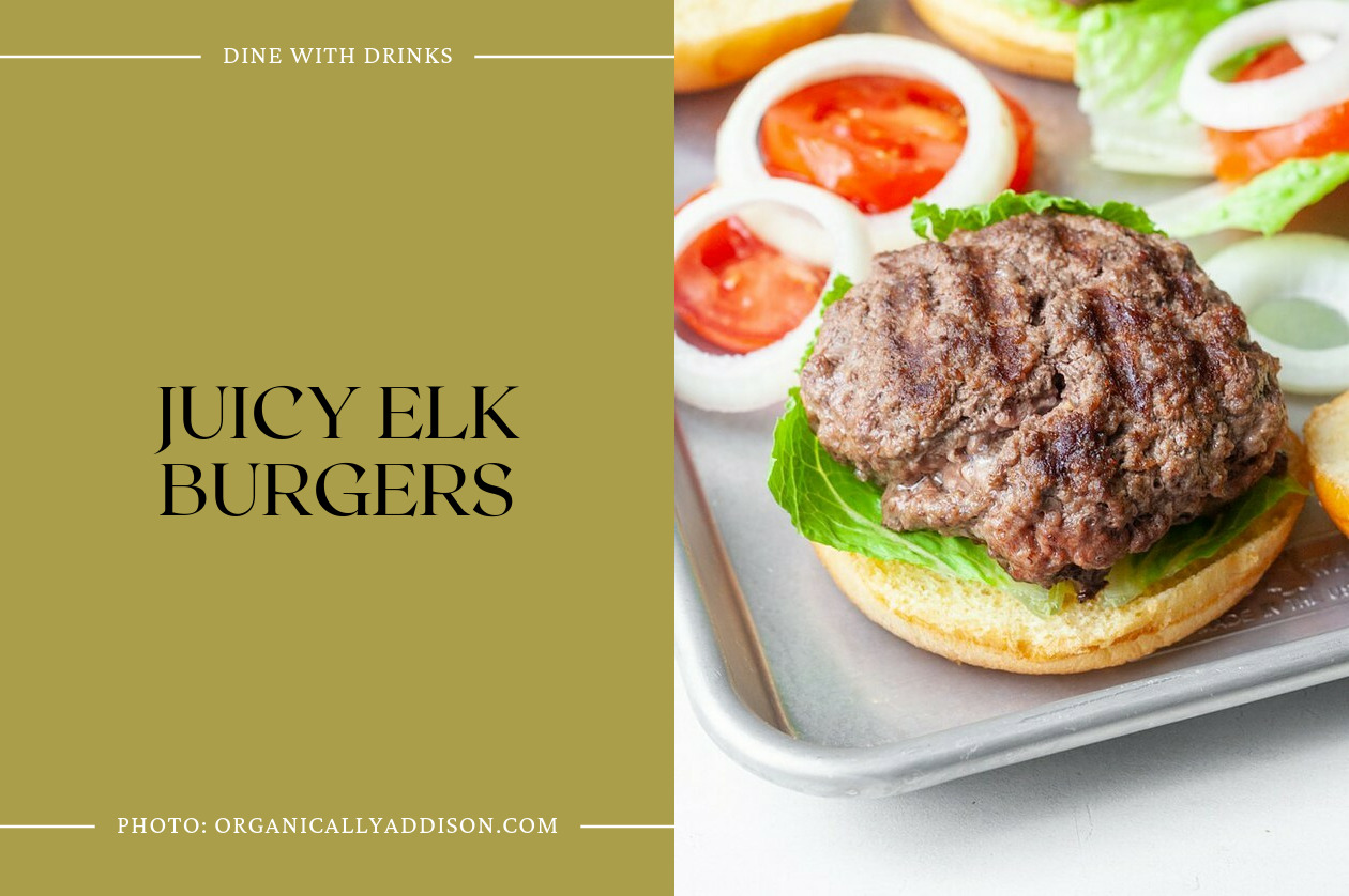 Juicy Elk Burgers