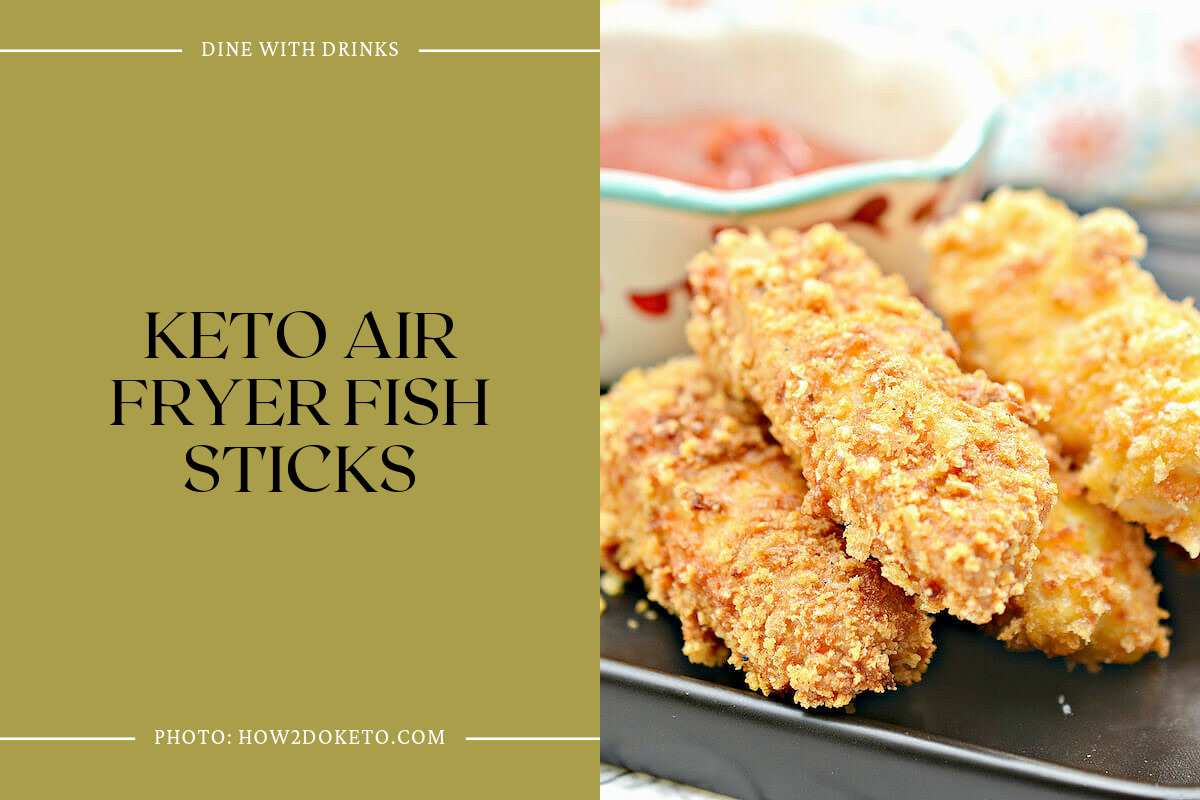 Keto Air Fryer Fish Sticks