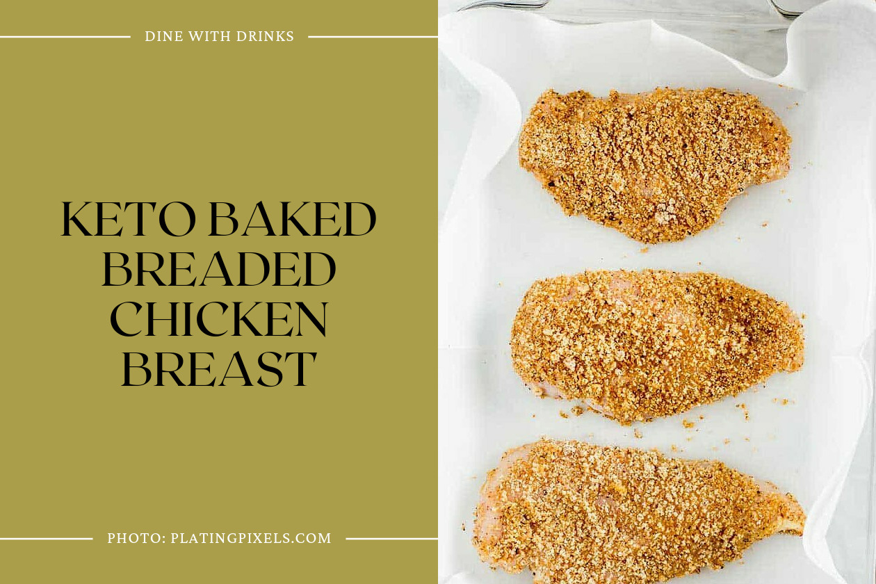 Keto Baked Breaded Chicken Breast