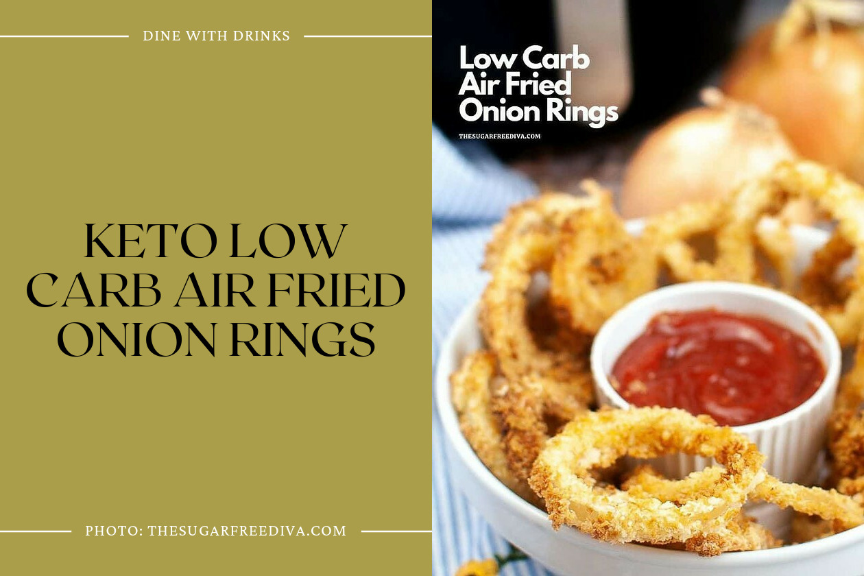 Keto Low Carb Air Fried Onion Rings