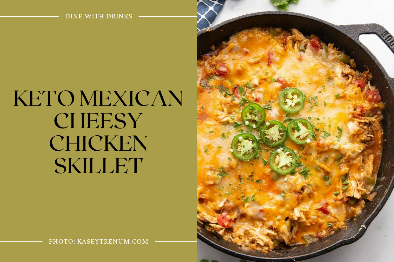 Keto Mexican Cheesy Chicken Skillet