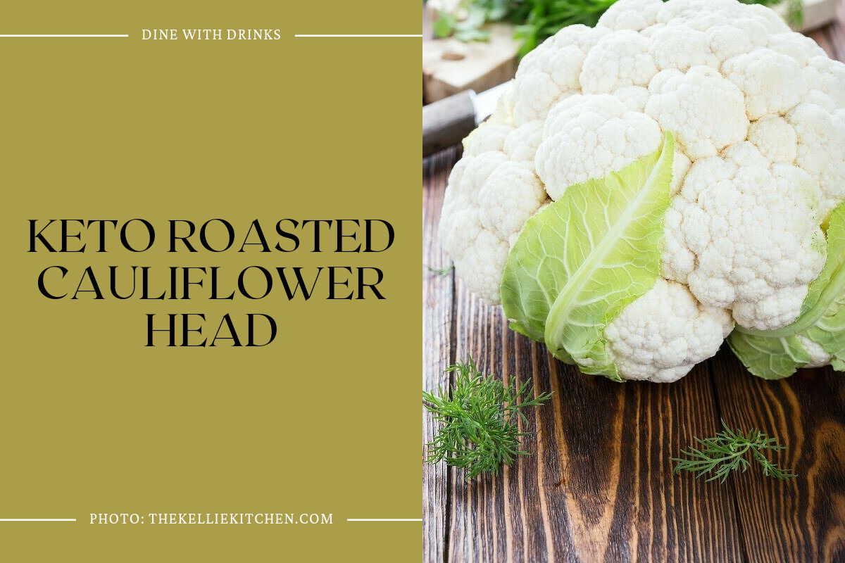 Keto Roasted Cauliflower Head
