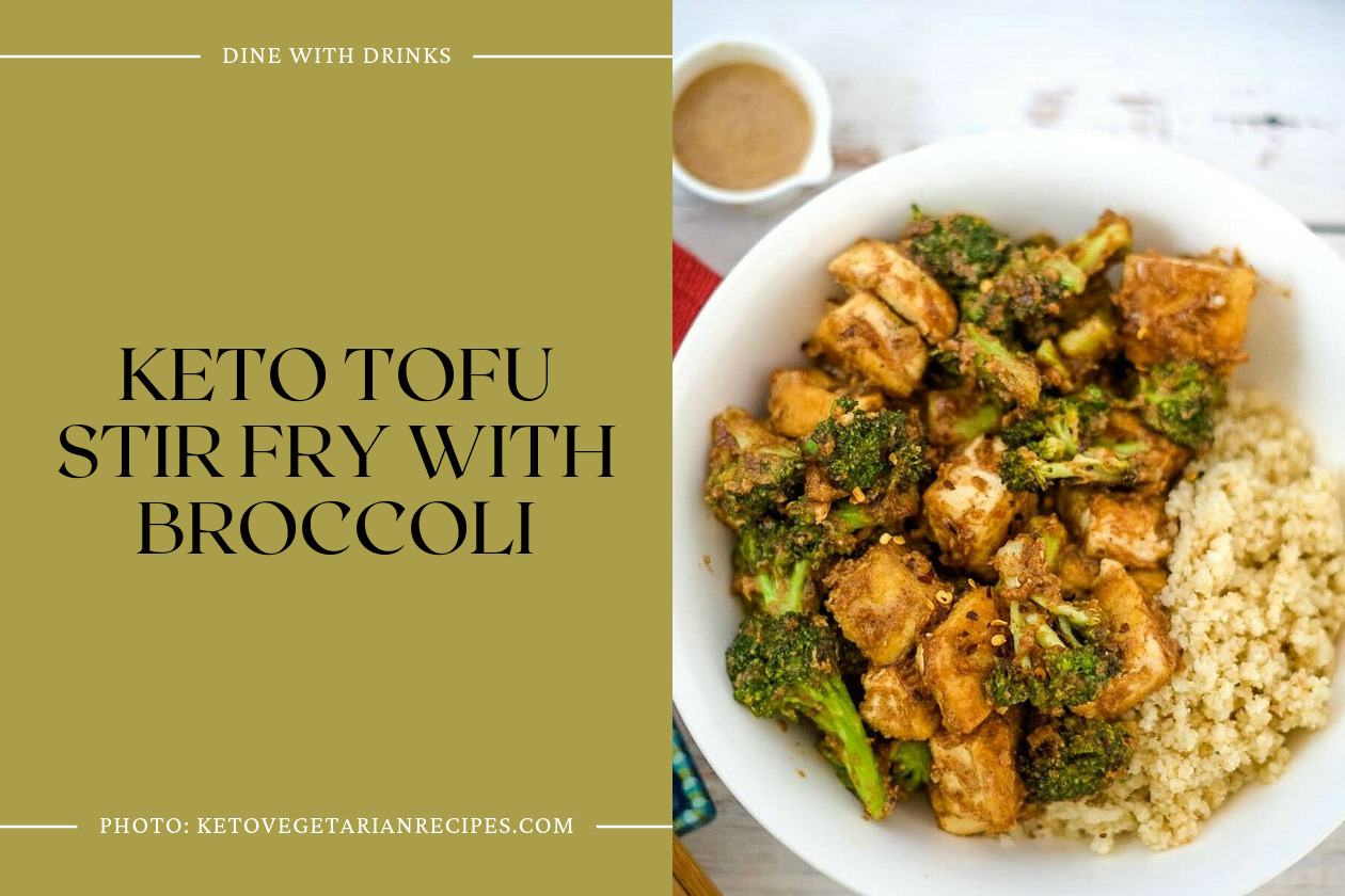 Keto Tofu Stir Fry With Broccoli