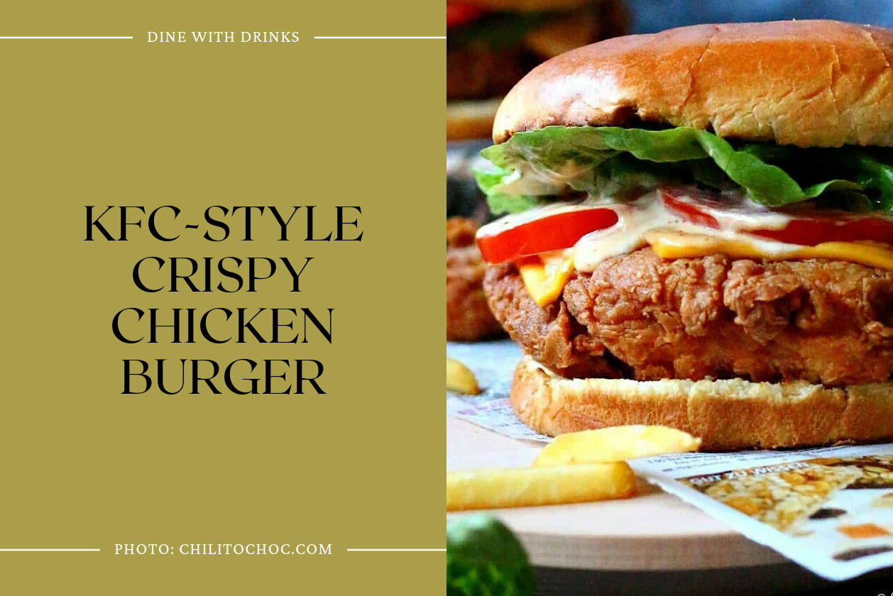 Kfc-Style Crispy Chicken Burger