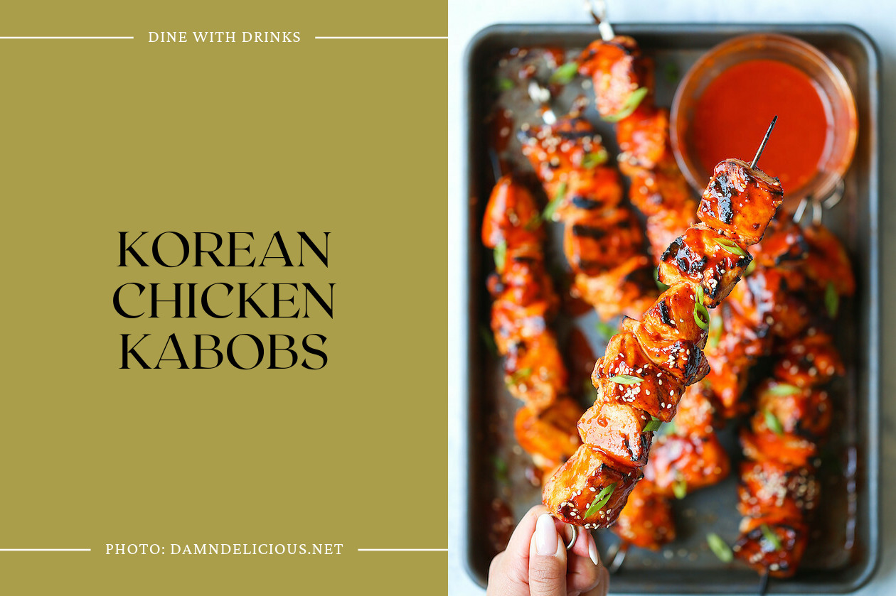 Korean Chicken Kabobs