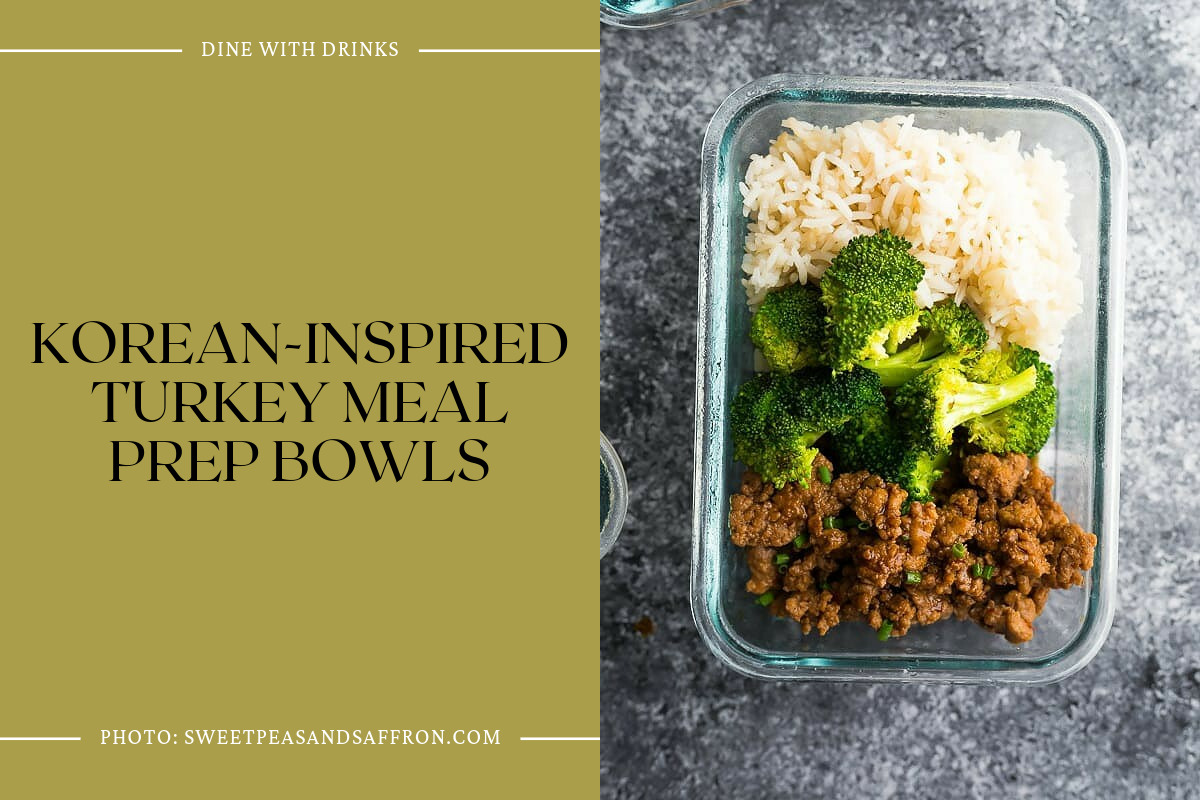 Korean-Inspired Turkey Meal Prep Bowls