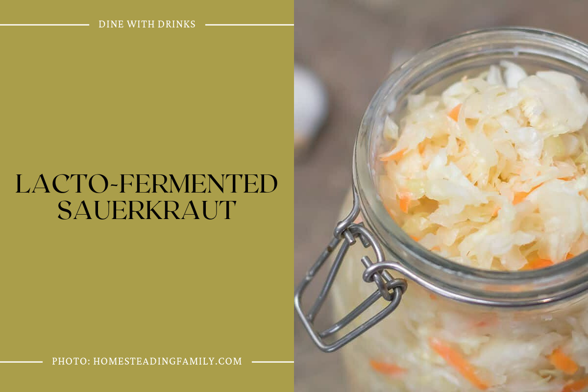 Lacto-Fermented Sauerkraut