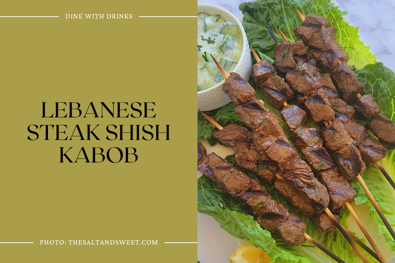 Lebanese Steak Shish Kabob