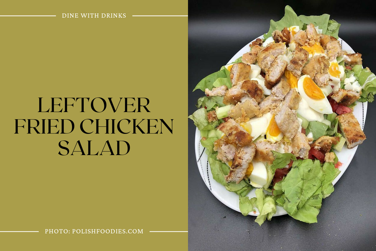 Leftover Fried Chicken Salad