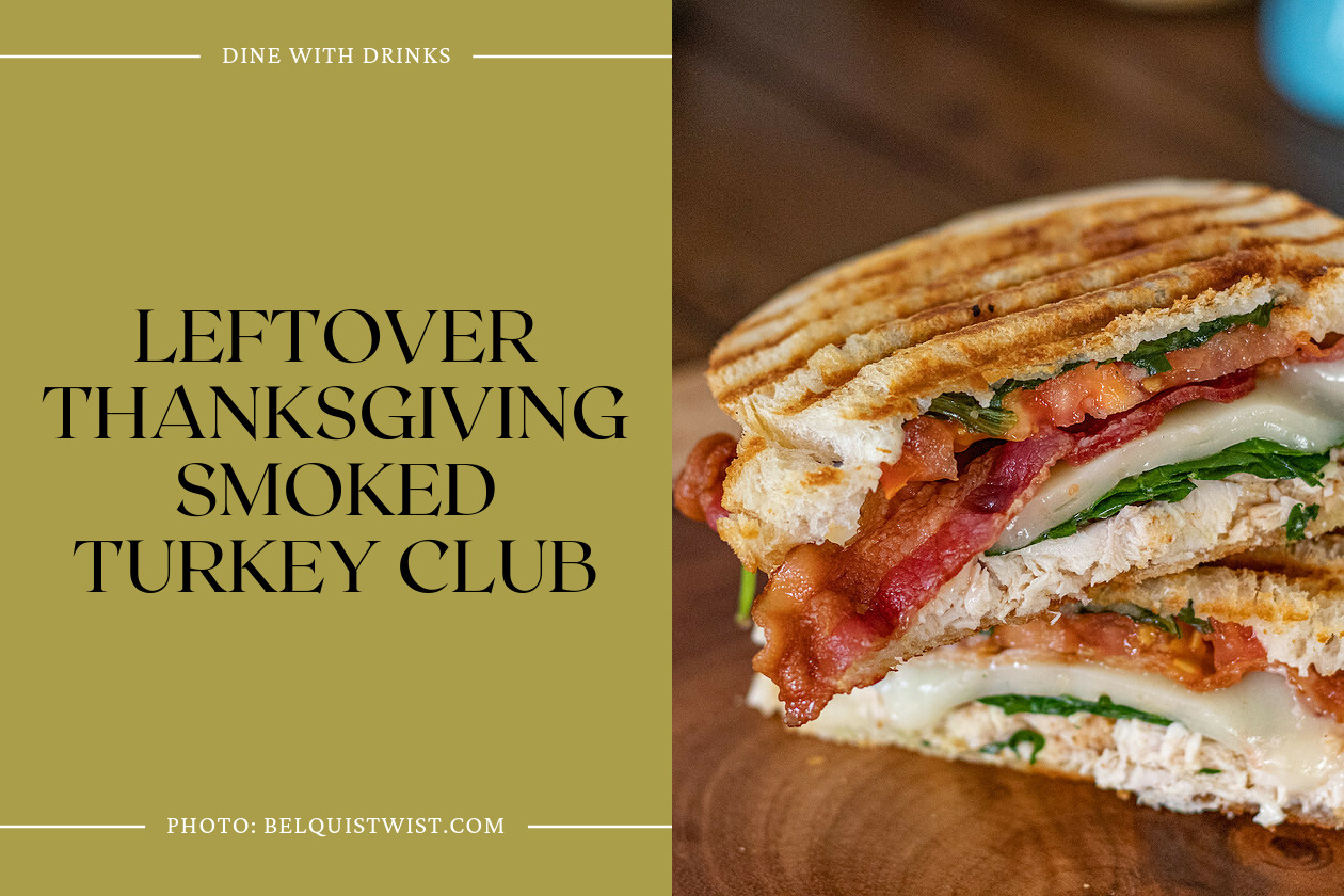 Leftover Thanksgiving Smoked Turkey Club