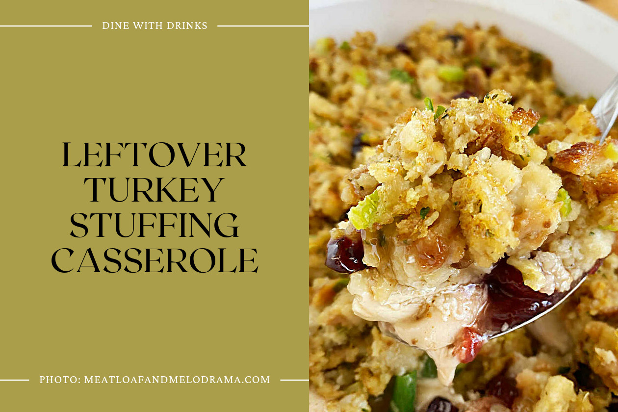 Leftover Turkey Stuffing Casserole