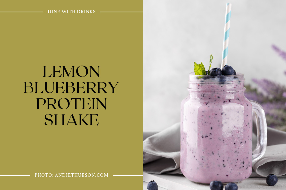 Lemon Blueberry Protein Shake