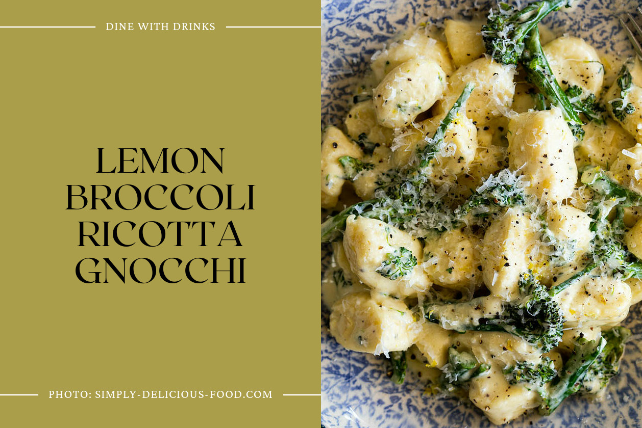 Lemon Broccoli Ricotta Gnocchi