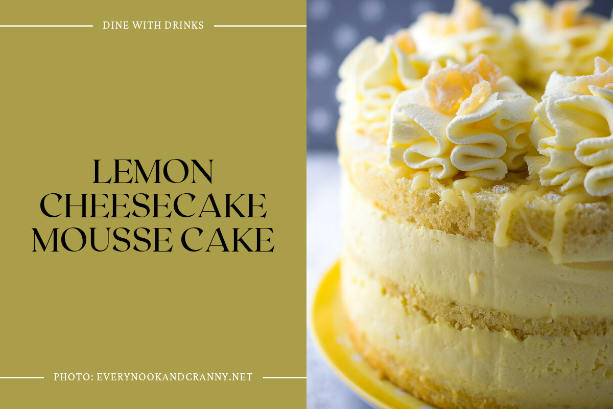 Lemon Cheesecake Mousse Cake