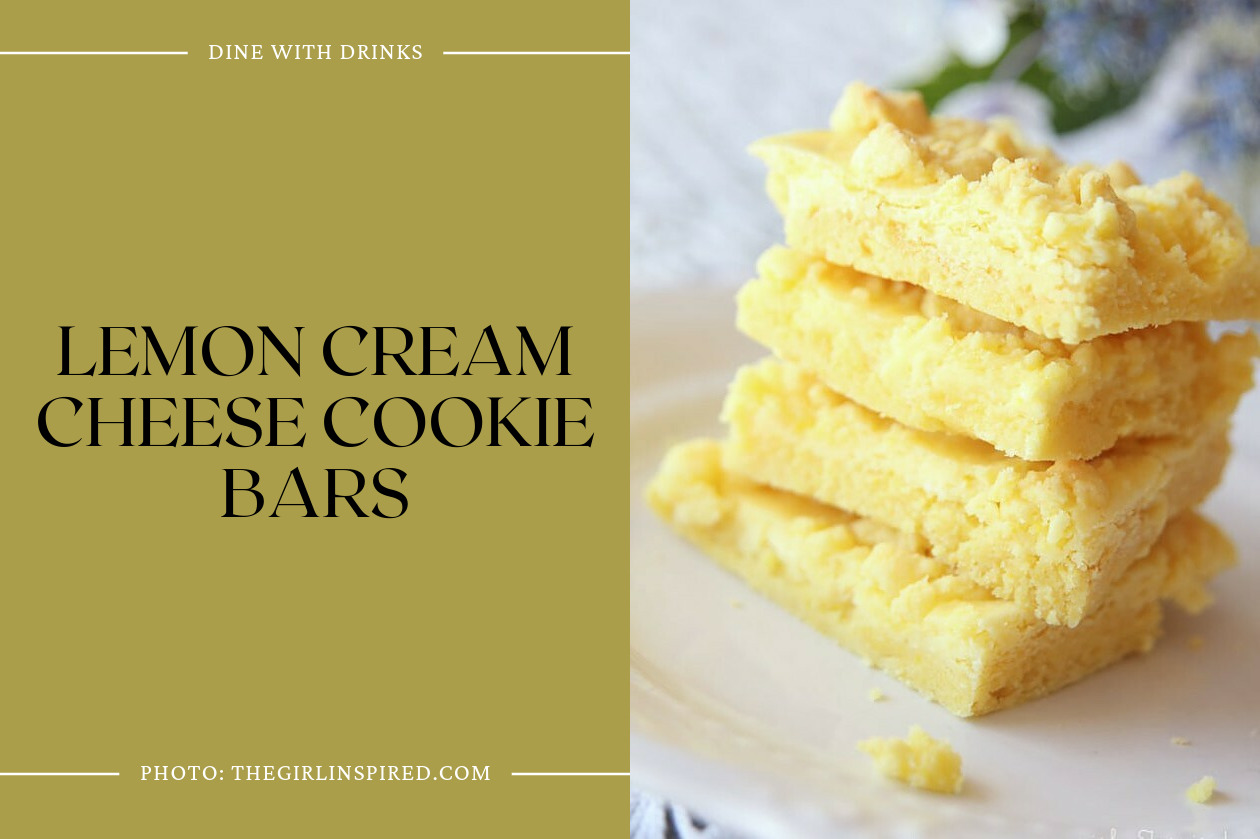 Lemon Cream Cheese Cookie Bars