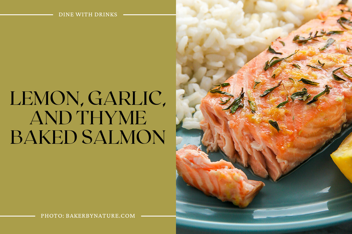 Lemon, Garlic, And Thyme Baked Salmon