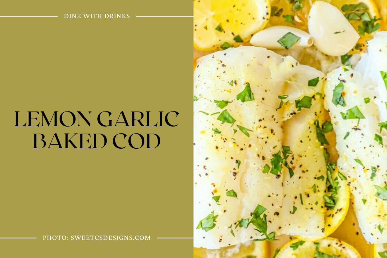 Lemon Garlic Baked Cod