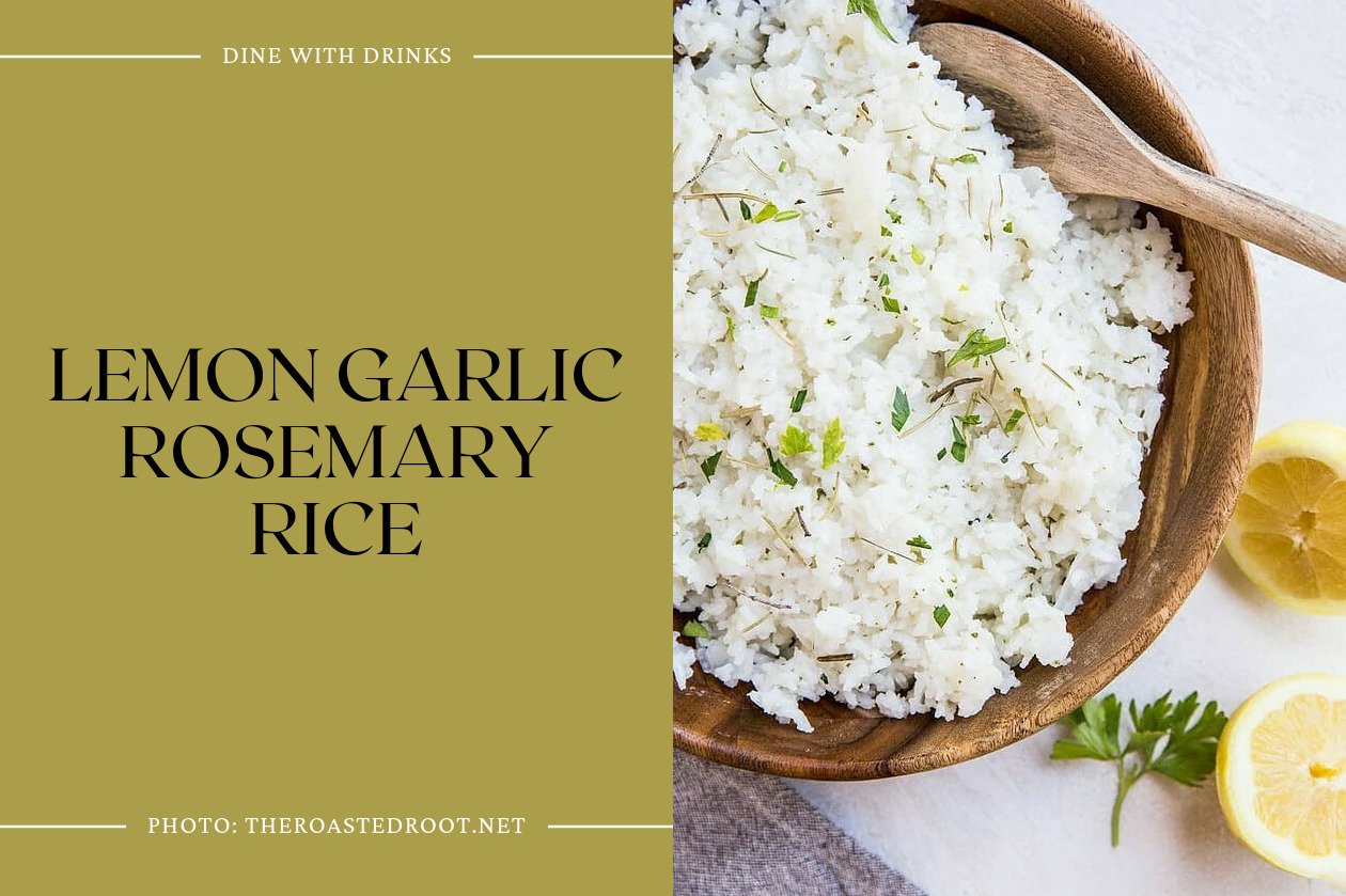 Lemon Garlic Rosemary Rice