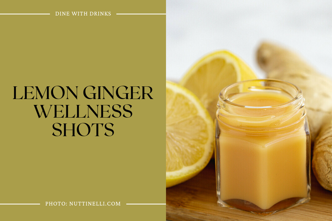 Lemon Ginger Wellness Shots