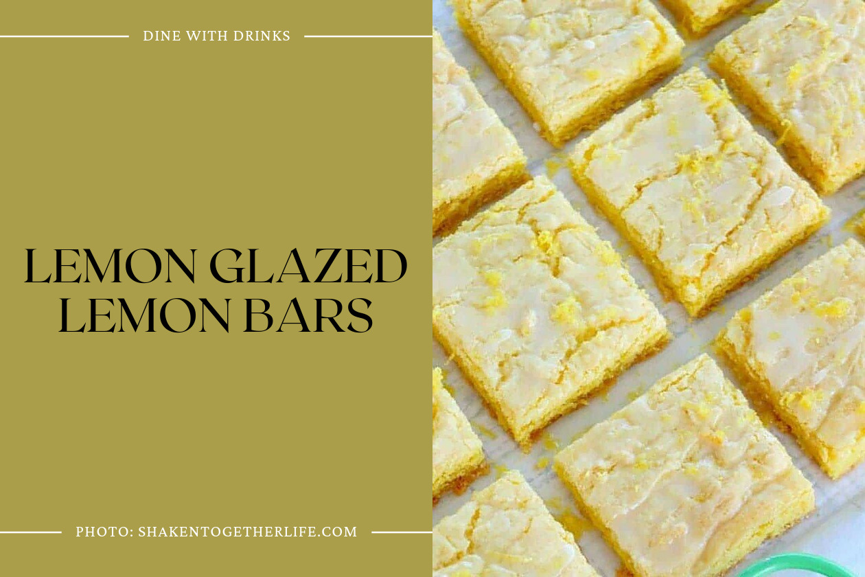 Lemon Glazed Lemon Bars
