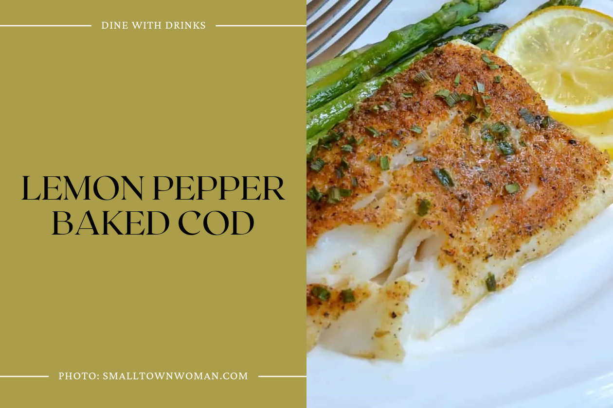 Lemon Pepper Baked Cod