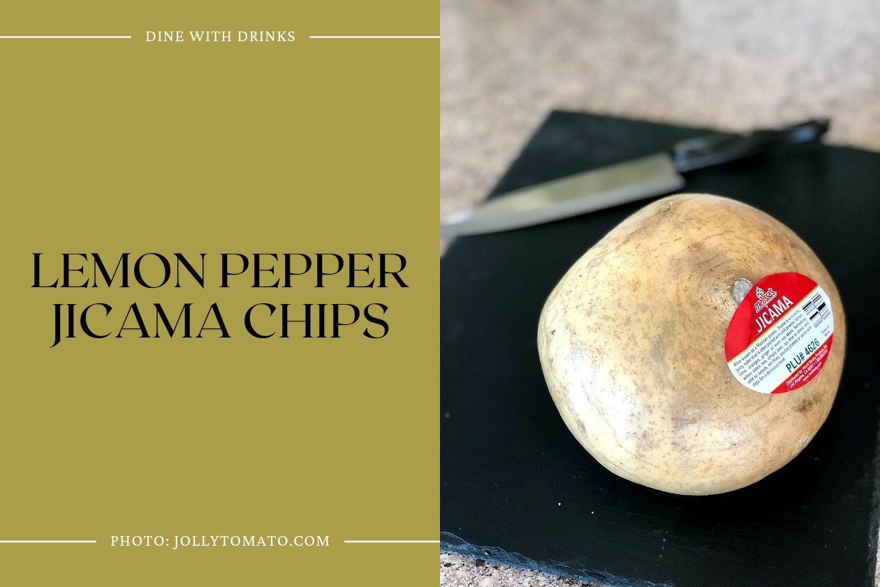 Lemon Pepper Jicama Chips