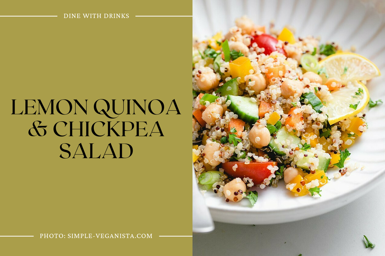 Lemon Quinoa & Chickpea Salad