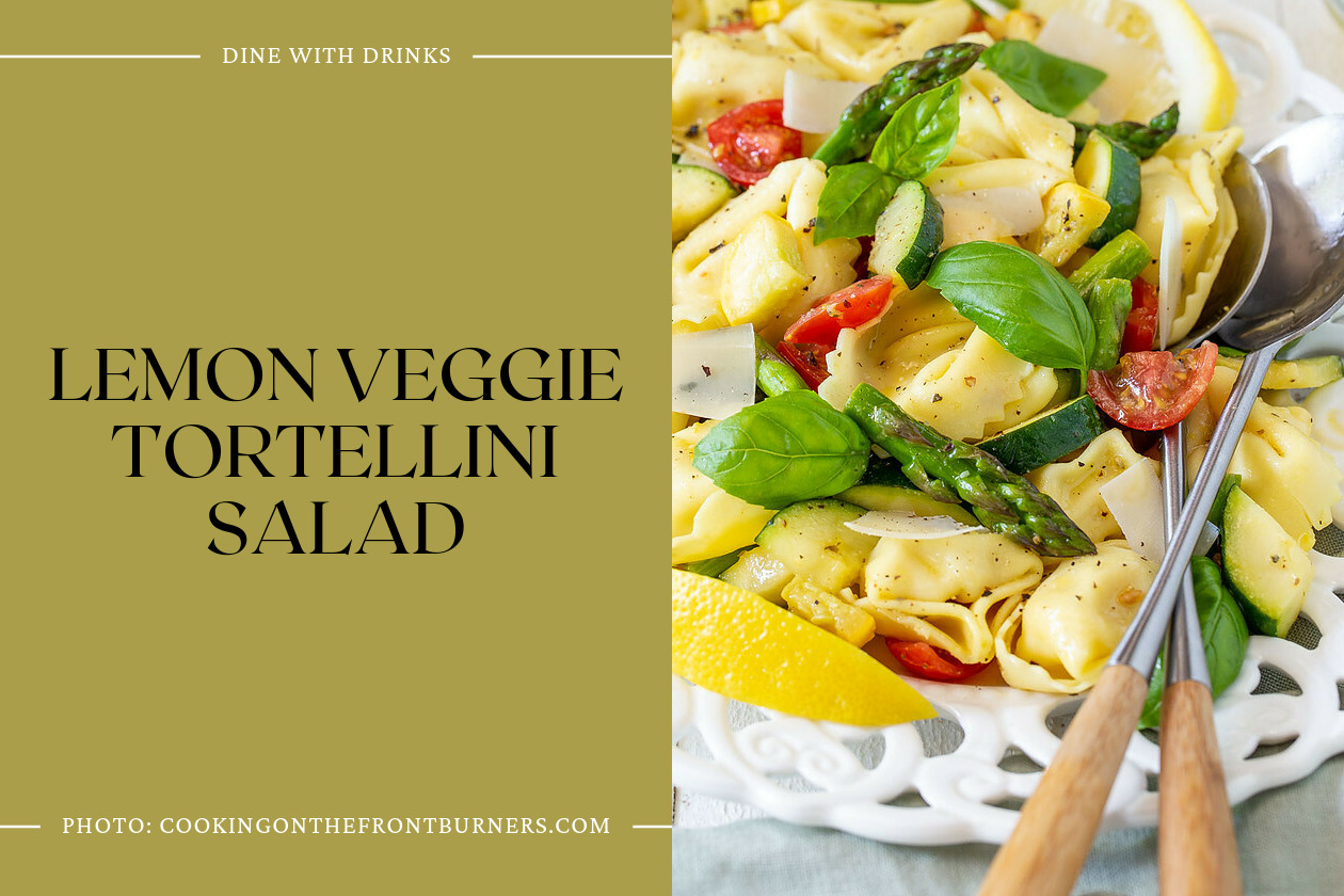 Lemon Veggie Tortellini Salad