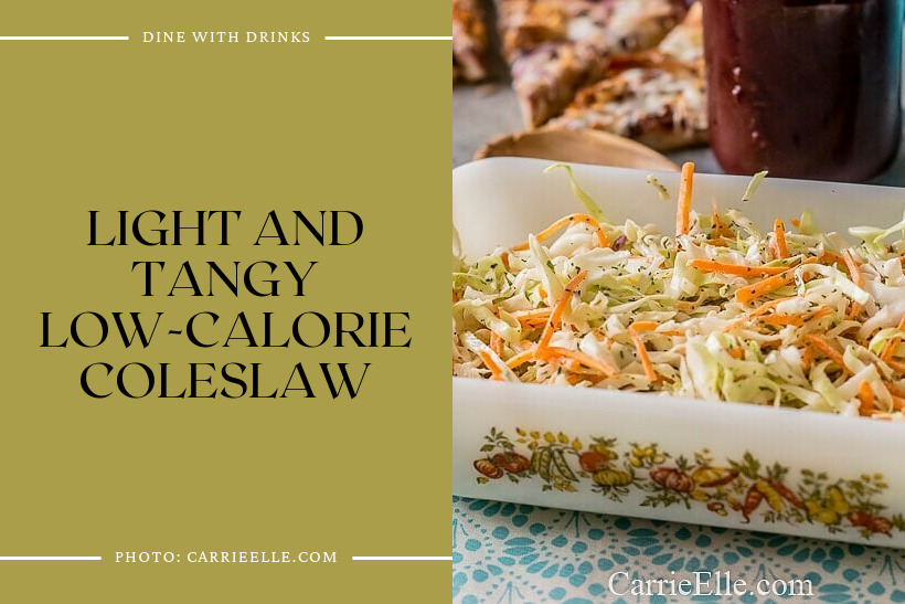 Light And Tangy Low-Calorie Coleslaw