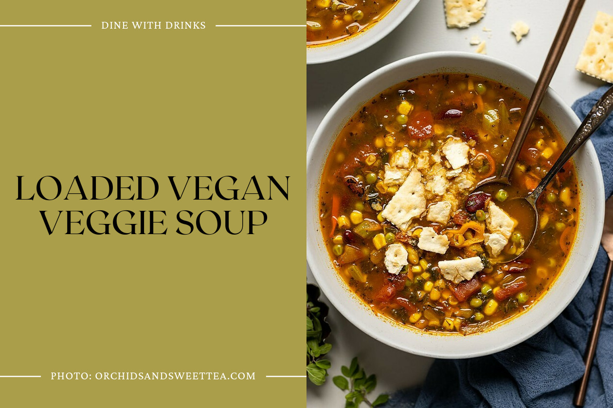 Loaded Vegan Veggie Soup