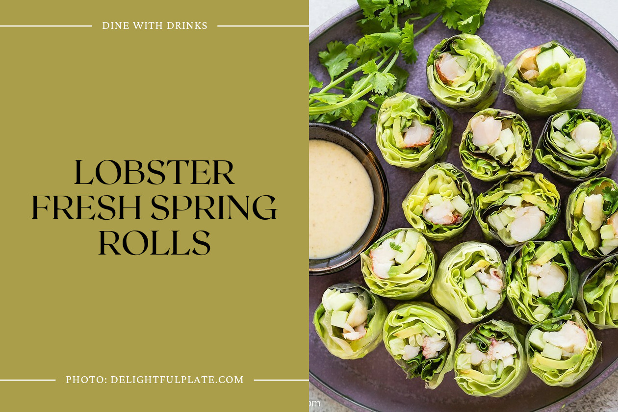 Lobster Fresh Spring Rolls