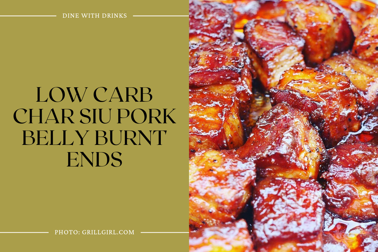 Low Carb Char Siu Pork Belly Burnt Ends