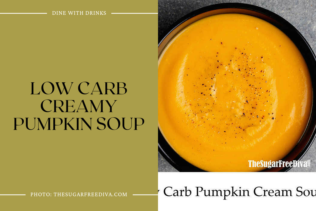 Low Carb Creamy Pumpkin Soup