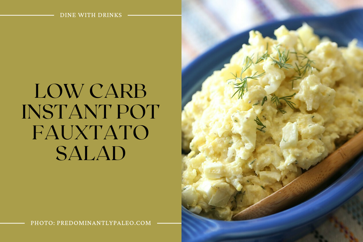 Low Carb Instant Pot Fauxtato Salad