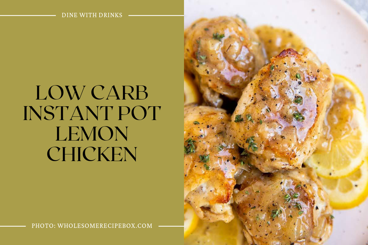 Low Carb Instant Pot Lemon Chicken