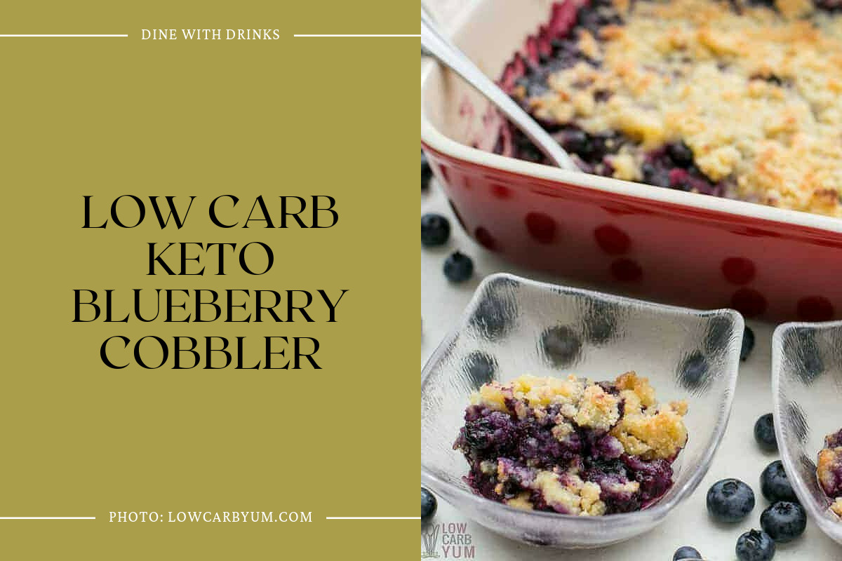 Low Carb Keto Blueberry Cobbler
