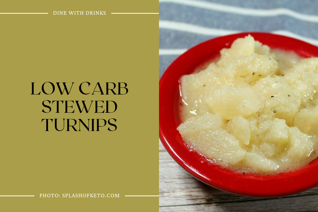Low Carb Stewed Turnips