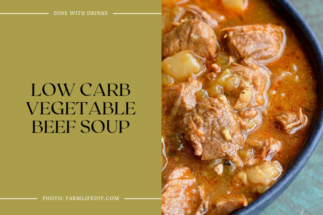 Low Carb Vegetable Beef Soup