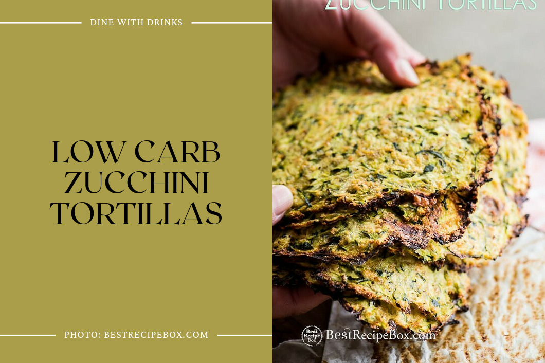 Low Carb Zucchini Tortillas