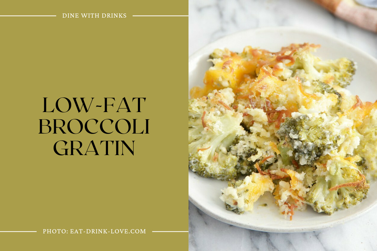 Low-Fat Broccoli Gratin