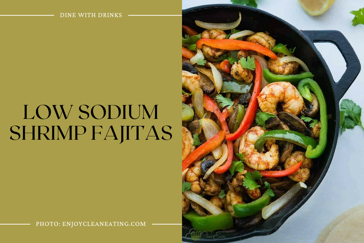 Low Sodium Shrimp Fajitas